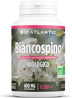 200 compresse di biancospino biologico — il formato generoso per chi vuole continuità nel supporto cardiovascolare