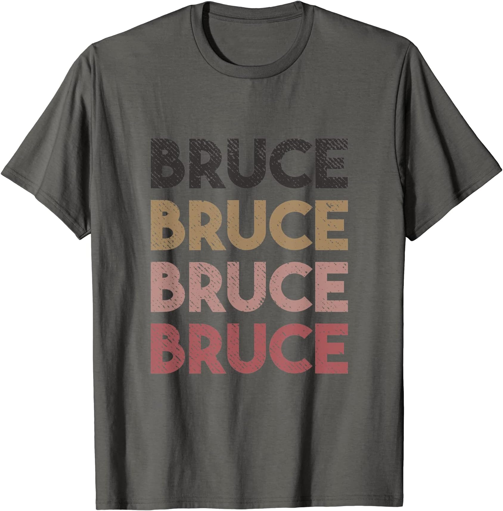 Bruce Retro Style Vintage Distressed T-Shirt