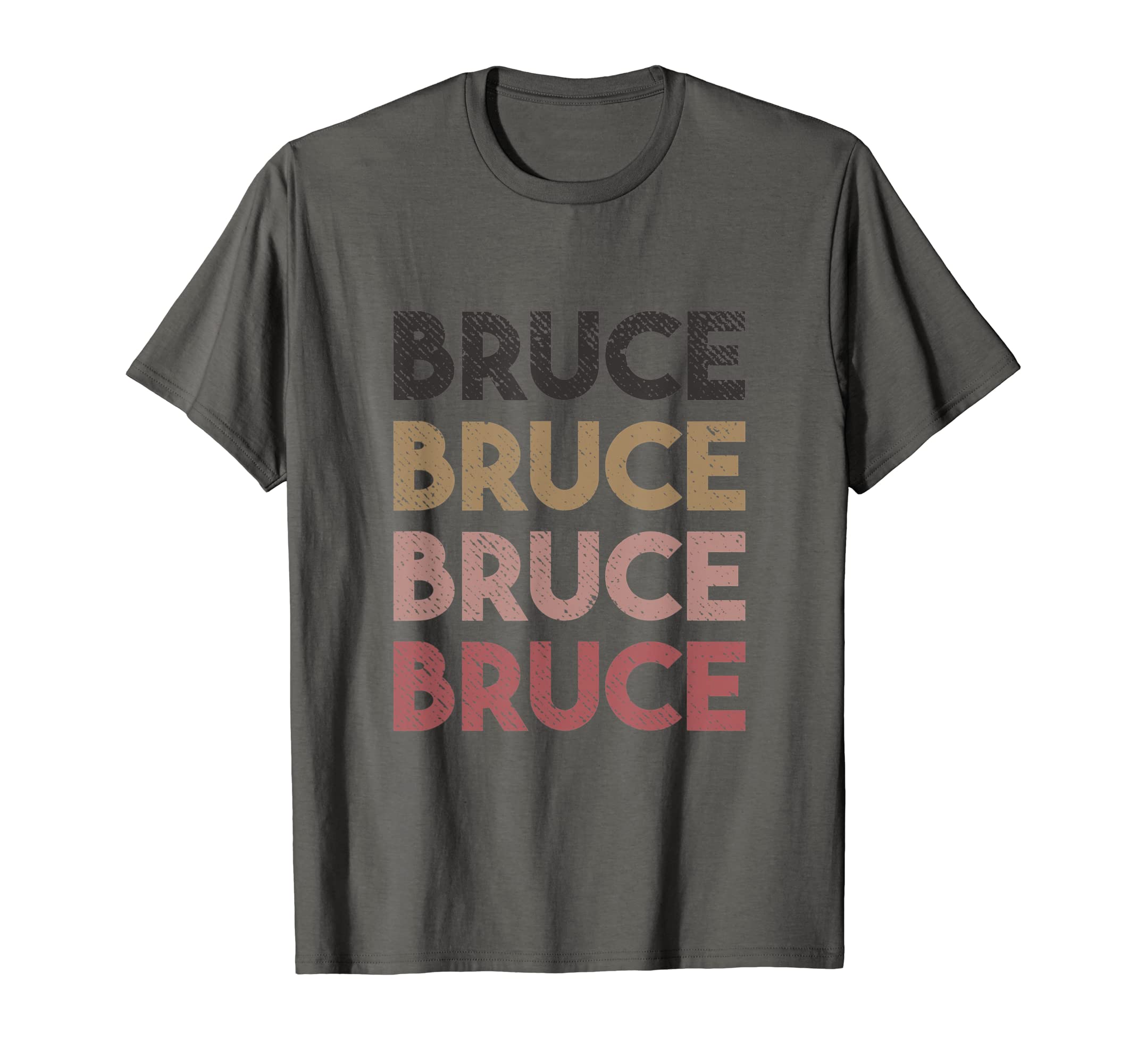 Bruce Retro Style Vintage Distressed T-Shirt