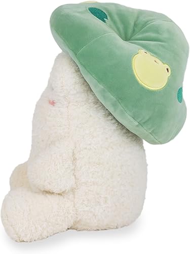 Miniatura 3 de Cuddle Barn PlushGoals - Toady Toadstool Wawa The Froggie - Peluche de rana suave kawaii, 9 pulgadas