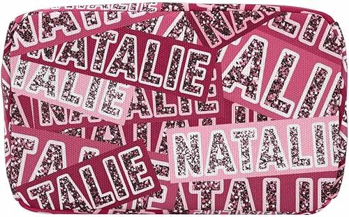 Miniatura 5 de Nombre personalizado en la bolsa de almuerzo para hombres y mujeres, lonchera con purpurina roja personalizada, bolsa de almuerzo personalizada para