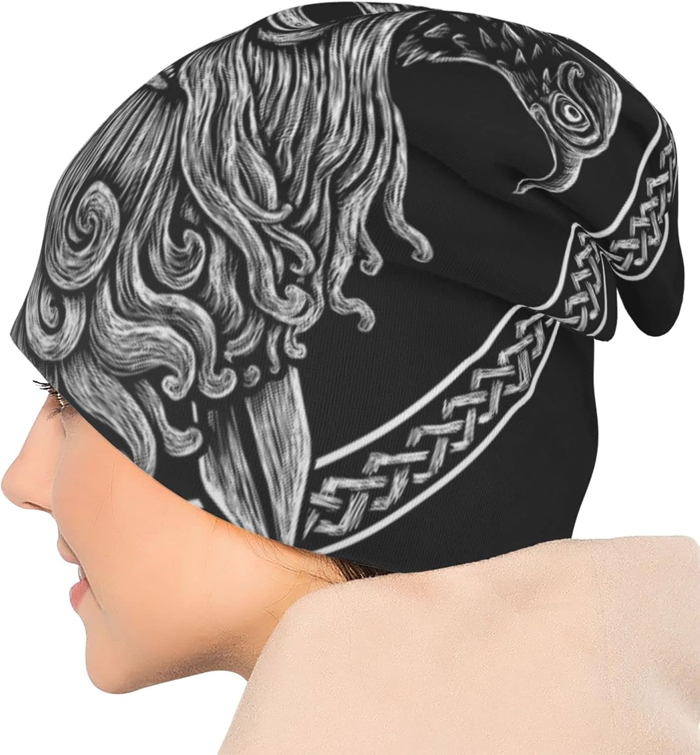 Casual Scarf Bandana Loose Hat Stretch Headwear Beanie Hat - Image 7