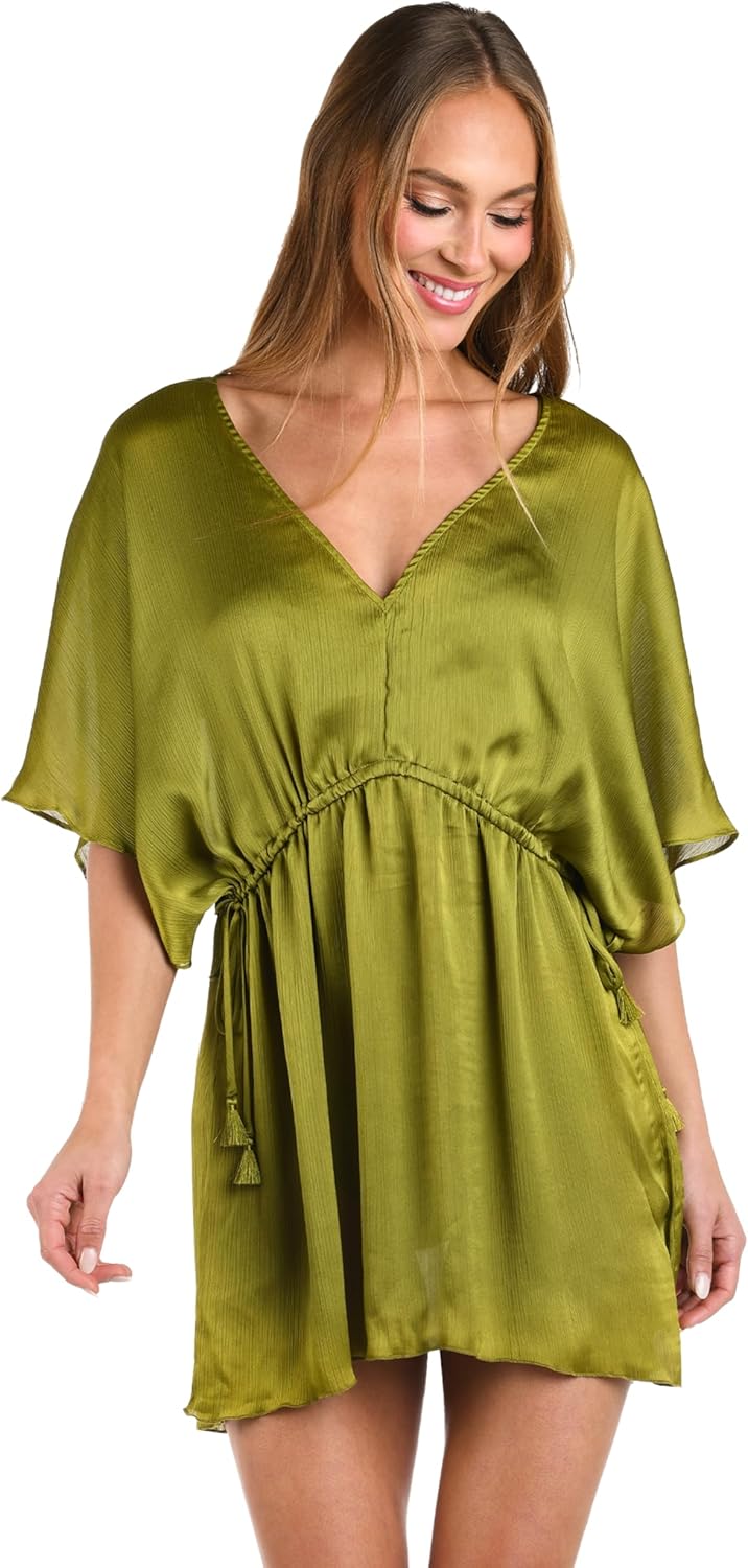 Sunshine 79 Women's Short Sleeve Tunic Cover Up Dress