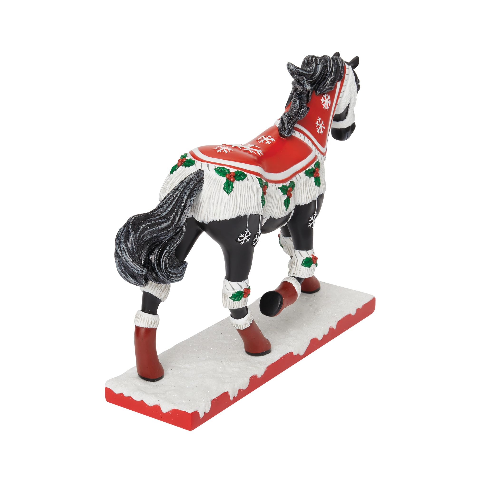 Enesco The Trail of Painted Ponies Weihnachtsfigur, gemütliche Zehen, 18 cm, Mehrfarbig