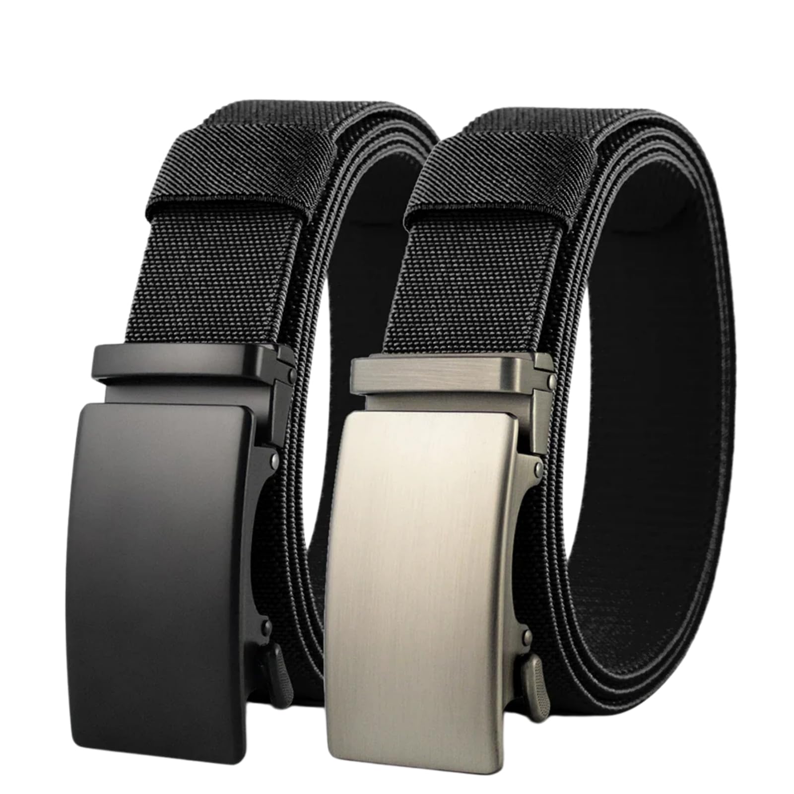Gürtel Sport Elastischer Metall Automatische Schnalle Harte Stretch Nylon Männer Große Größe Gürtel-hqyq1tlbkkh-115cm