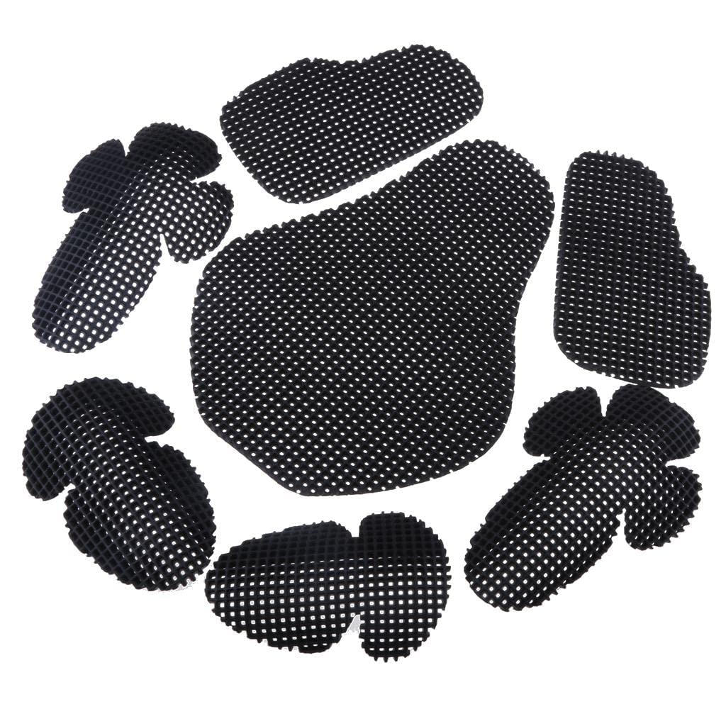 zalati Gomito Petto Pad Kit Set 7pcs Corpo Protettivo per Moto