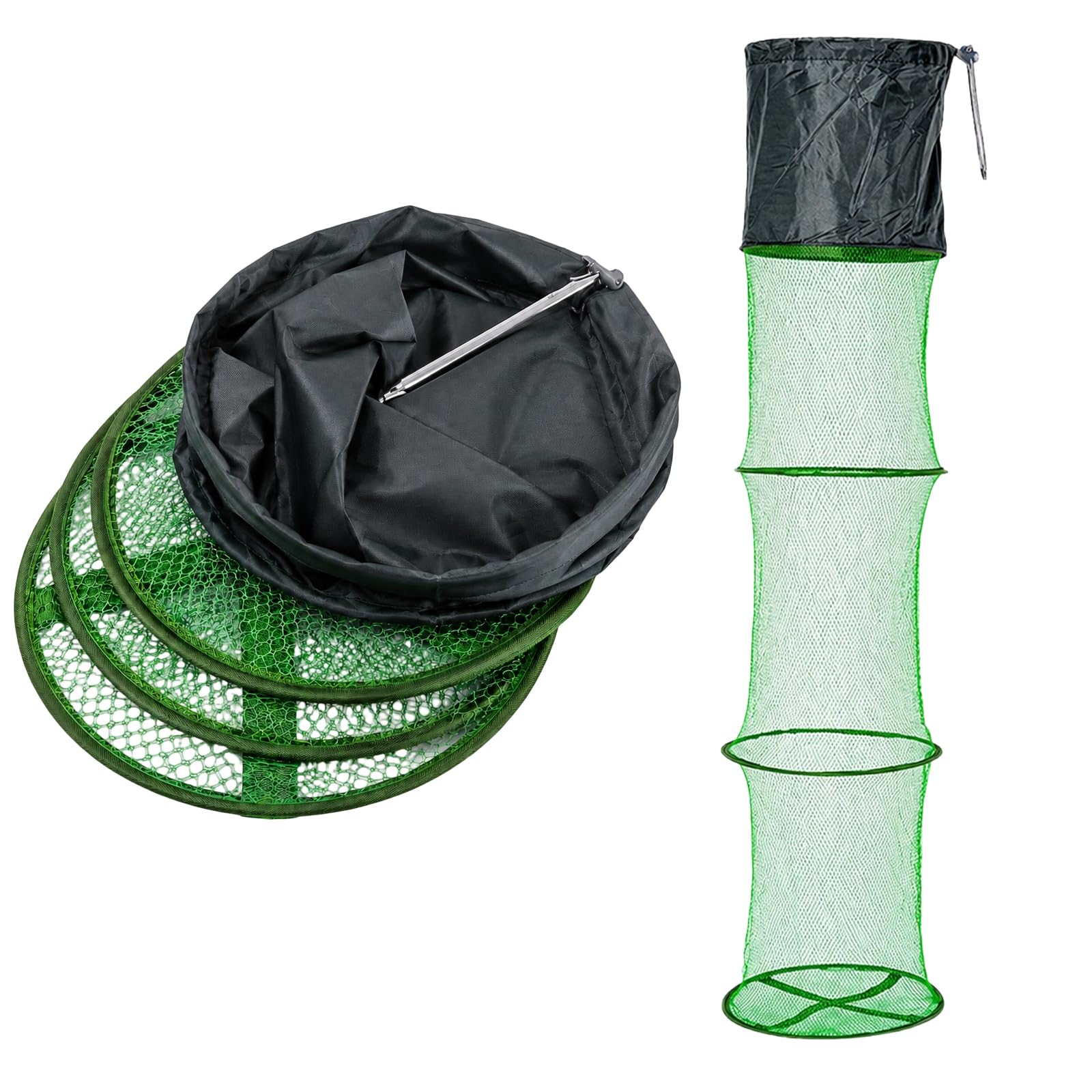 GYTFOG Fishing Keep Nets, Floating Fishing Net, Foldable Fishing Guard Mesh Net, Fishing Net for Carp Coarse, Crab Crayfish Shrimp Catching