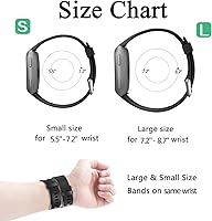 Vista 7 de Wepro Banda Compatible con Correas Fitbit Versa 2 para Mujeres y Hombres, Banda Suave Compatible con Correas Fitbit Versa, Correa de Reemplazo