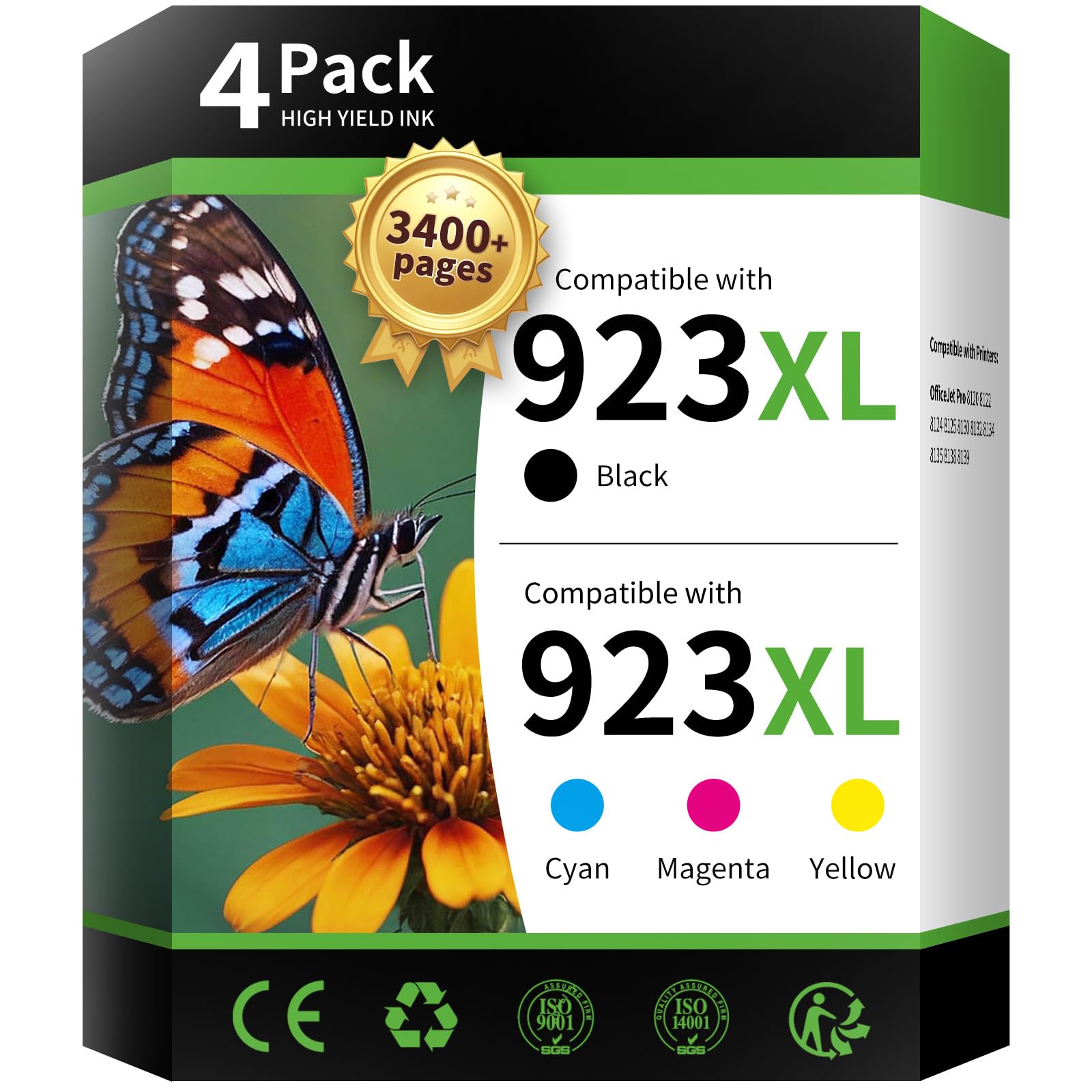 Photo 1 of INK4U 923XL Compatible Ink Cartridges