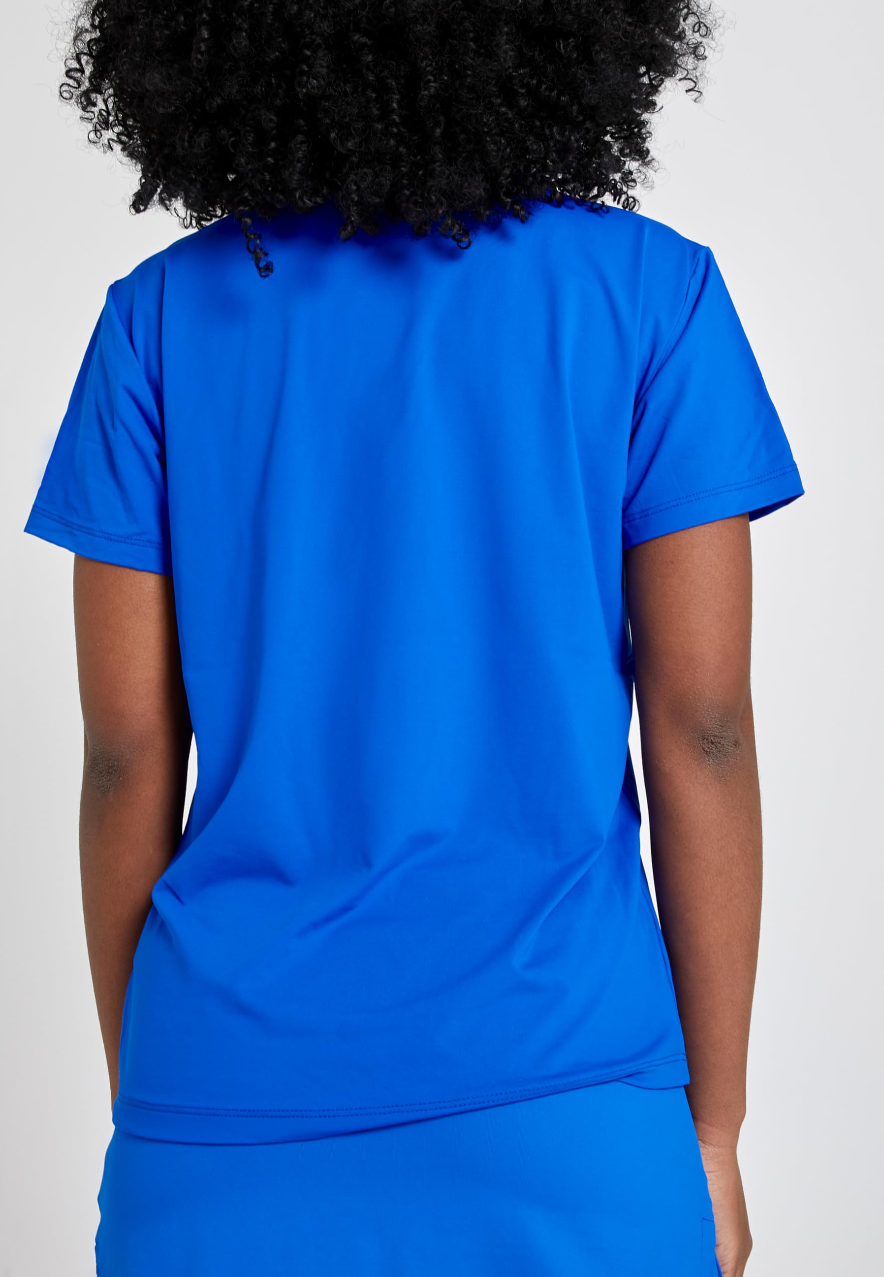 Sportkind Mädchen & Damen Tennis, Padel, Fitness, Sport T-Shirt Loose Fit Kurzarm, atmungsaktiv, UV-Schutz UPF 50+