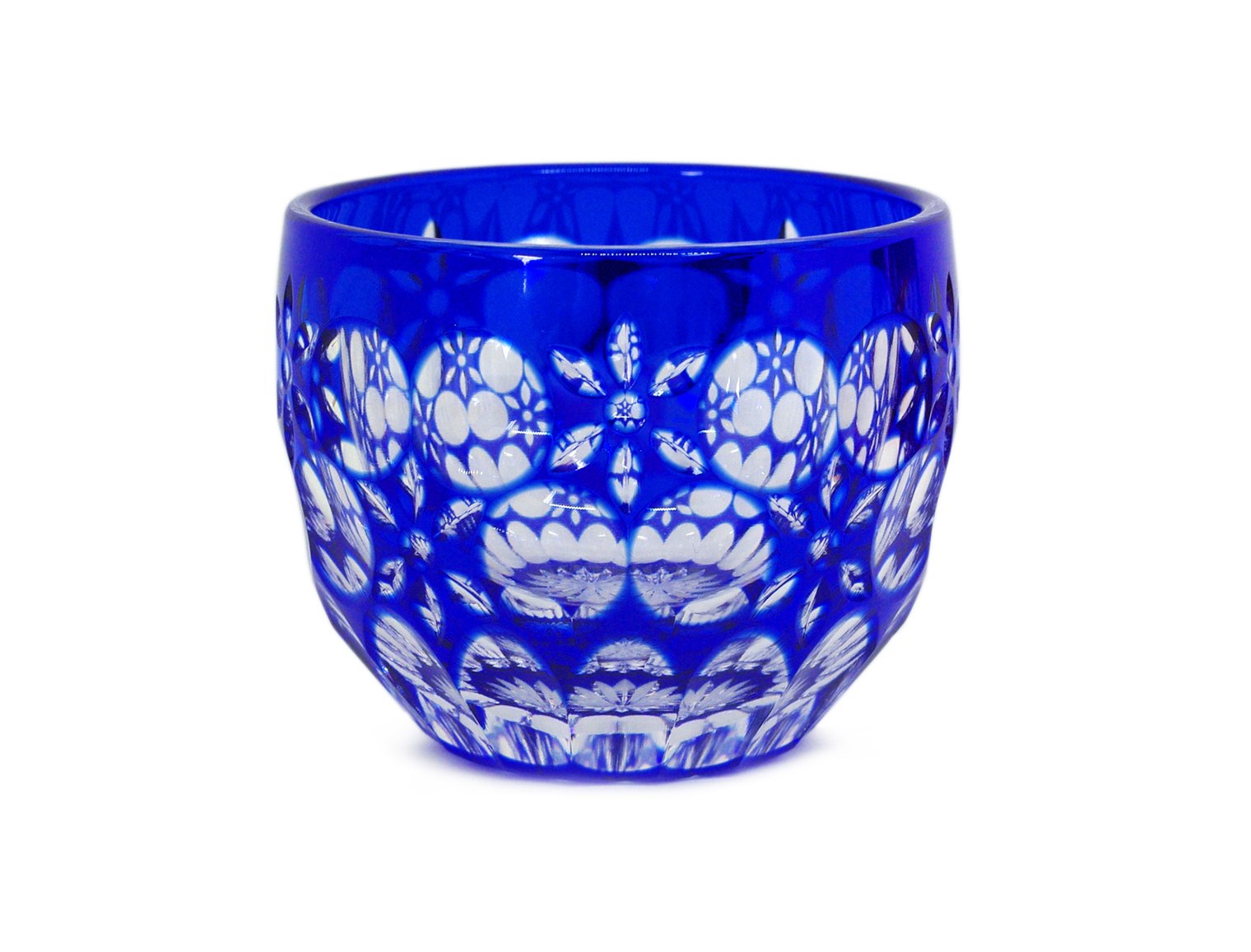 Amazon.co.jp: 大場硝子 酒器 木箱入り (万華鏡/瑠璃 / 約6.0cm×高さ