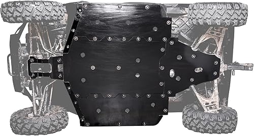Miniatura 3 de SuperATV Placa deslizante completa para Polaris Ranger 1000 2021+ | Fabricado con material ARMW de 1/2 pulgada de grosor | Protección completa de