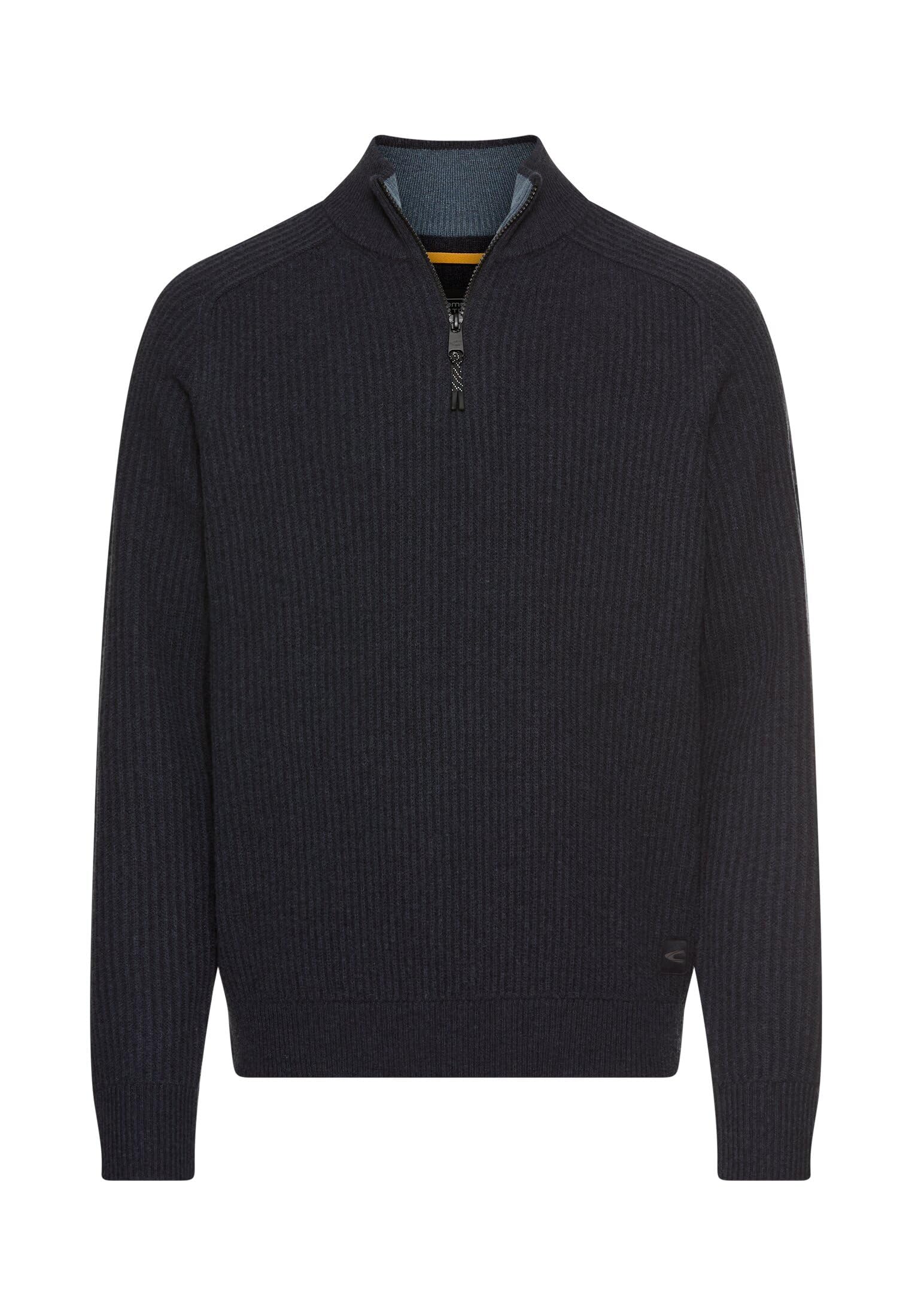 camel active Herren Strick-Troyer aus Reiner Lammwolle Navyblau, Menswear-XXL