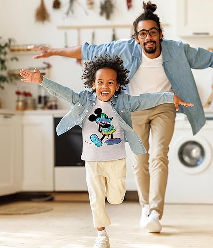 Miniatura 5 de Disney Camiseta de Mickey Mouse para niños (ropa para niñas y niños) Fantasia Camiseta 2T, 3T, 4T, 5T, 6 niños pequeños y más