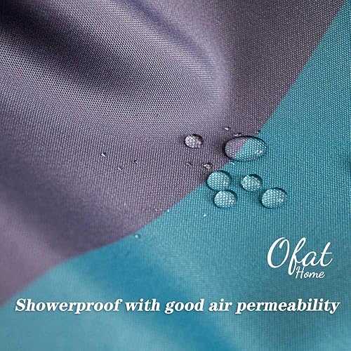 Miniatura 3 de Ofat Home Juego de cortinas de ducha de dibujos animados para niños con ganchos, bonitos accesorios de baño de oso polar, no necesita forro,