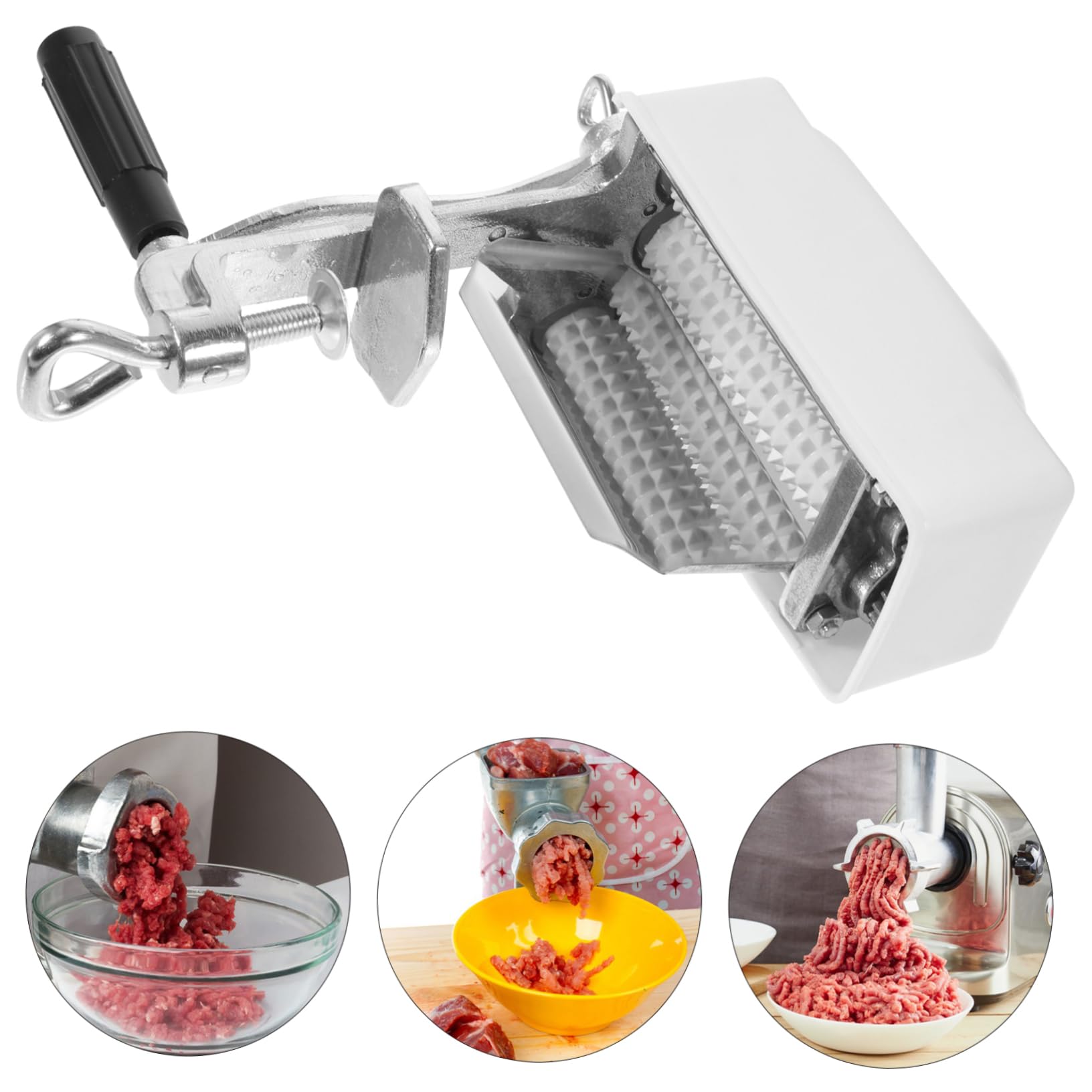 Alipis Ablandador de Carne de Metal Beige Agujas para Penetración Rápida de Marinada y Tejido Doble para Chuletas y Bistec en Cocina