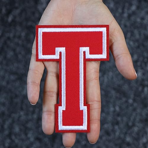 Miniatura 363 de Parches de letras termo-adhesivas de alta calidad – Lindas letras para ropa – Parche universitario para ropa – Letras bordadas de 4 1/2 parches