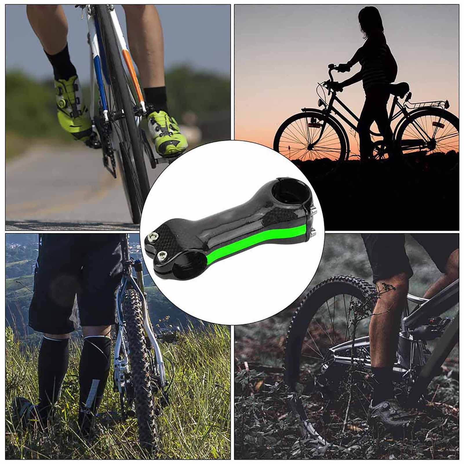 Trzpień roweru z włókna węglowego 31,8 mm lekki trzonek kierownicy