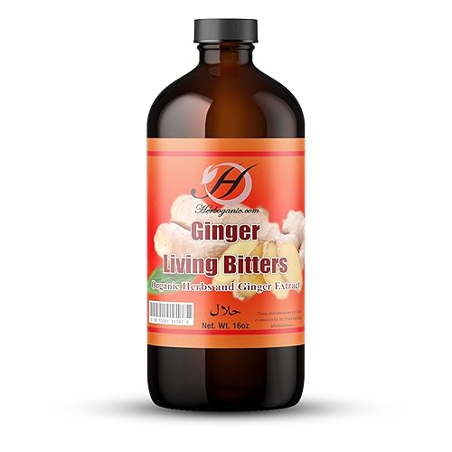 Herboganic Ginger Living Bitters - Bebida multifuncional antioxidante totalmente natural