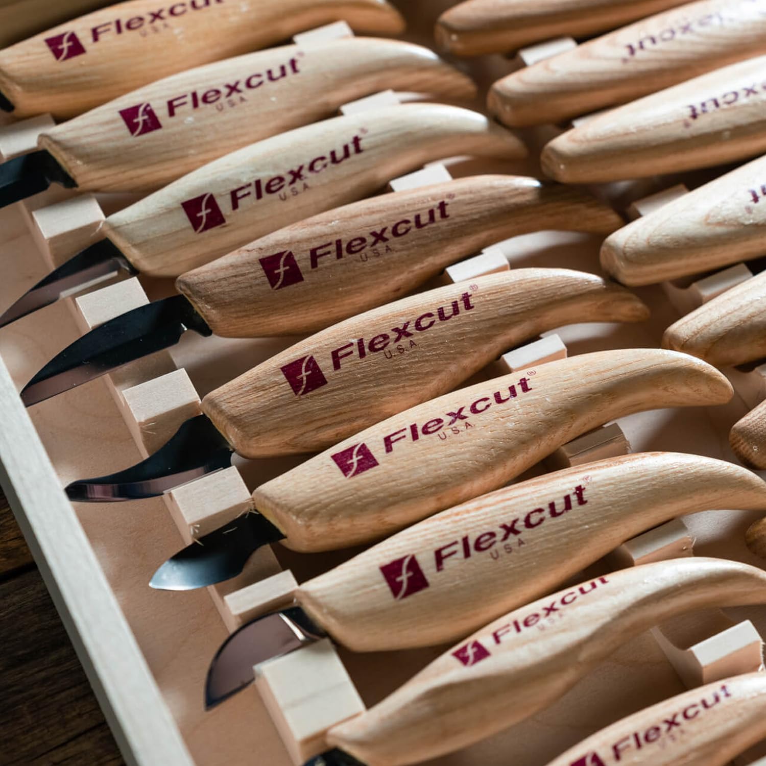 Flexcut FLEXKN250 Cuchillo a Lama Fissa,Unisex - Adultos, Multicolor, un tamaño
