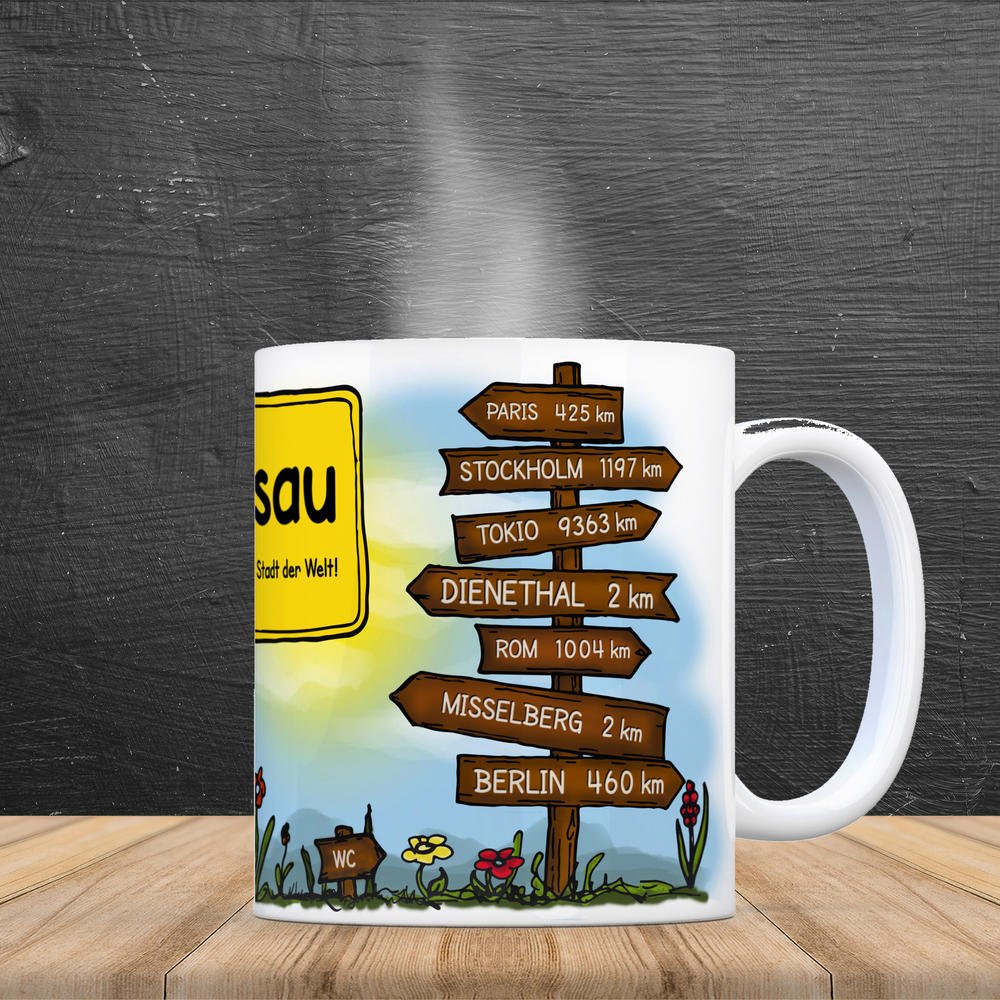 Quickborn Dithmarschen Kaffeebecher – „Einfach Die Geilste Stadt Der Welt“ | Spülmaschinenfeste Tasse Mit Lokalpatriotismus-Spruch