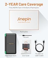 Vista 8 de Power Bank Solar Charger 46800mAh Built in 4 Cables 3 Foldable Solar Panels, PD20W Fast Charging Portable Charger, LED Display Powerbank USB C