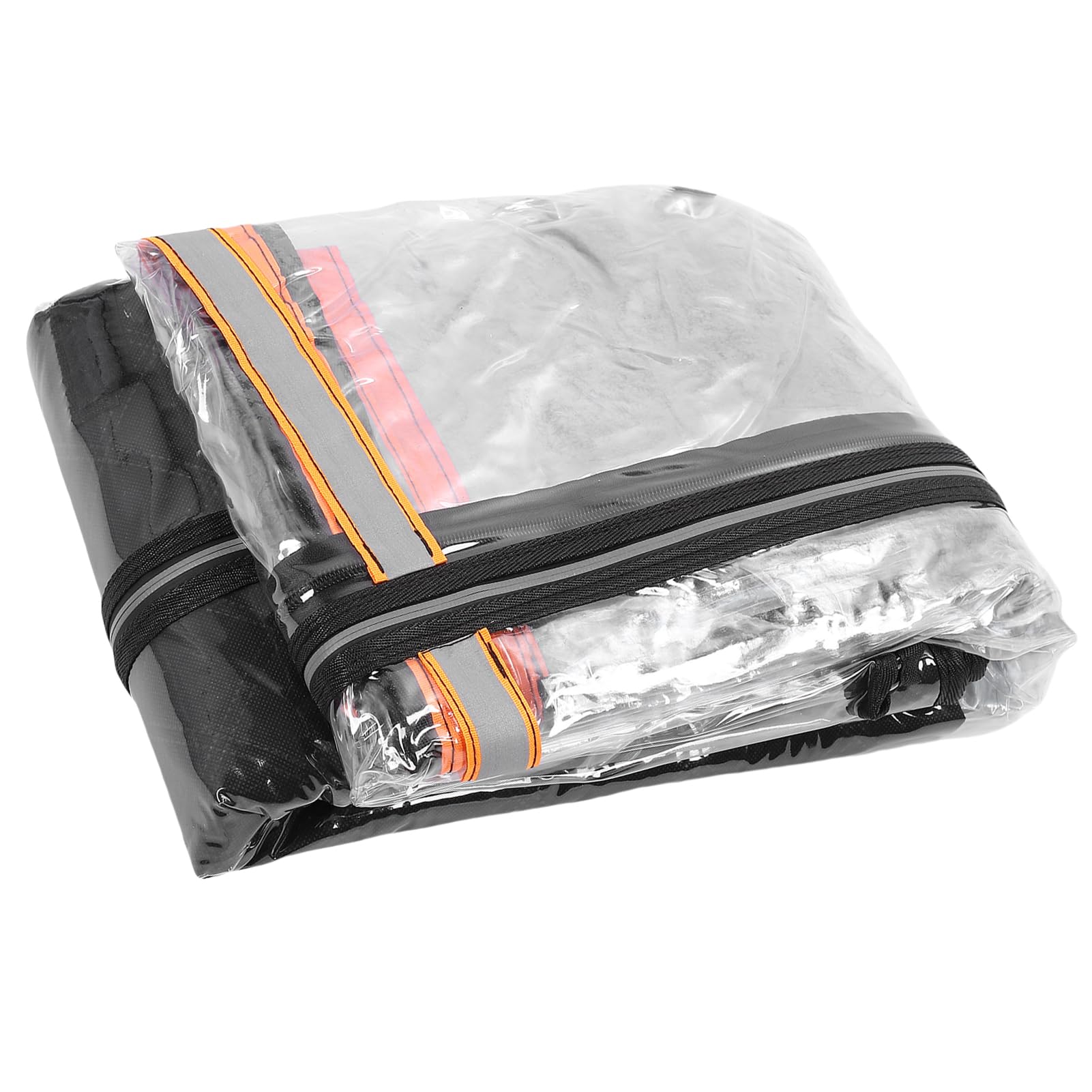 FTVOGUE Cubierta para Carretilla Elevadora, Carcasa Protectora Transparente de EVA para Todo Tipo de Clima, Ajuste Universal 57 X 47 X 52 Pulgadas, Parasol a Prueba de Polvo, Lluvia y Viento para
