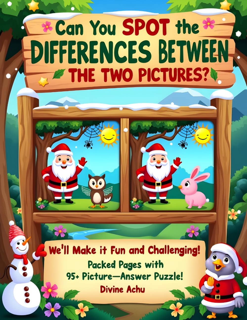 Fairy Tales, Spot all the Differences on each page: Answer included for each game.