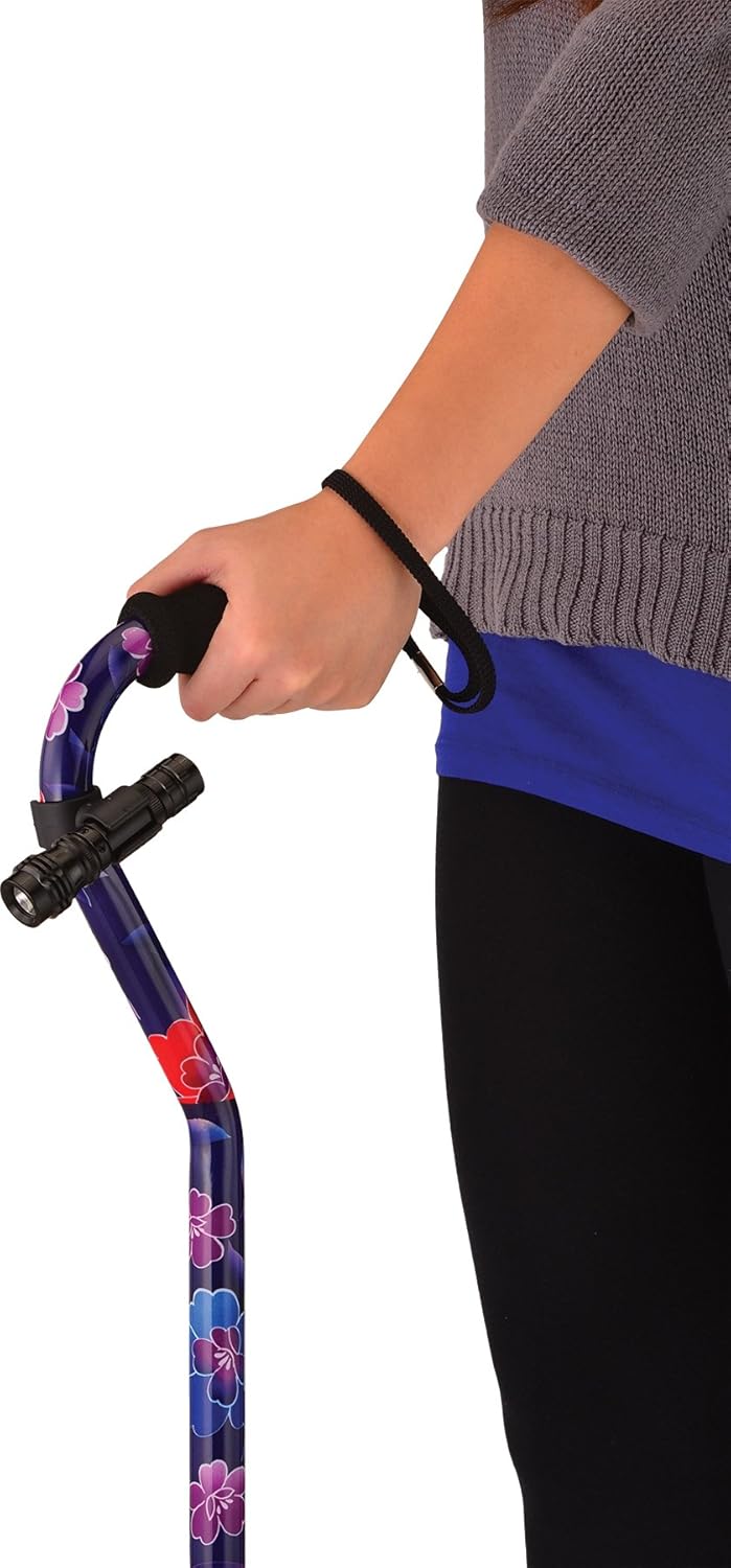 NOVA Flashlight for Canes, Walkers, Rollators, Strollers and Bikes, Comes with Attachment Clip That Pivots, Universal Fit, Comes with Battery : Health & Household