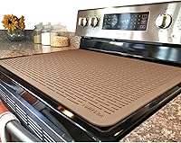 Vista 9 de Cubierta para Estufa Eléctrica - Tapete de Silicona para Encimera de Vidrio, Protector de Encimera de Vidrio, Alfombrillas XL de Secado de Platos