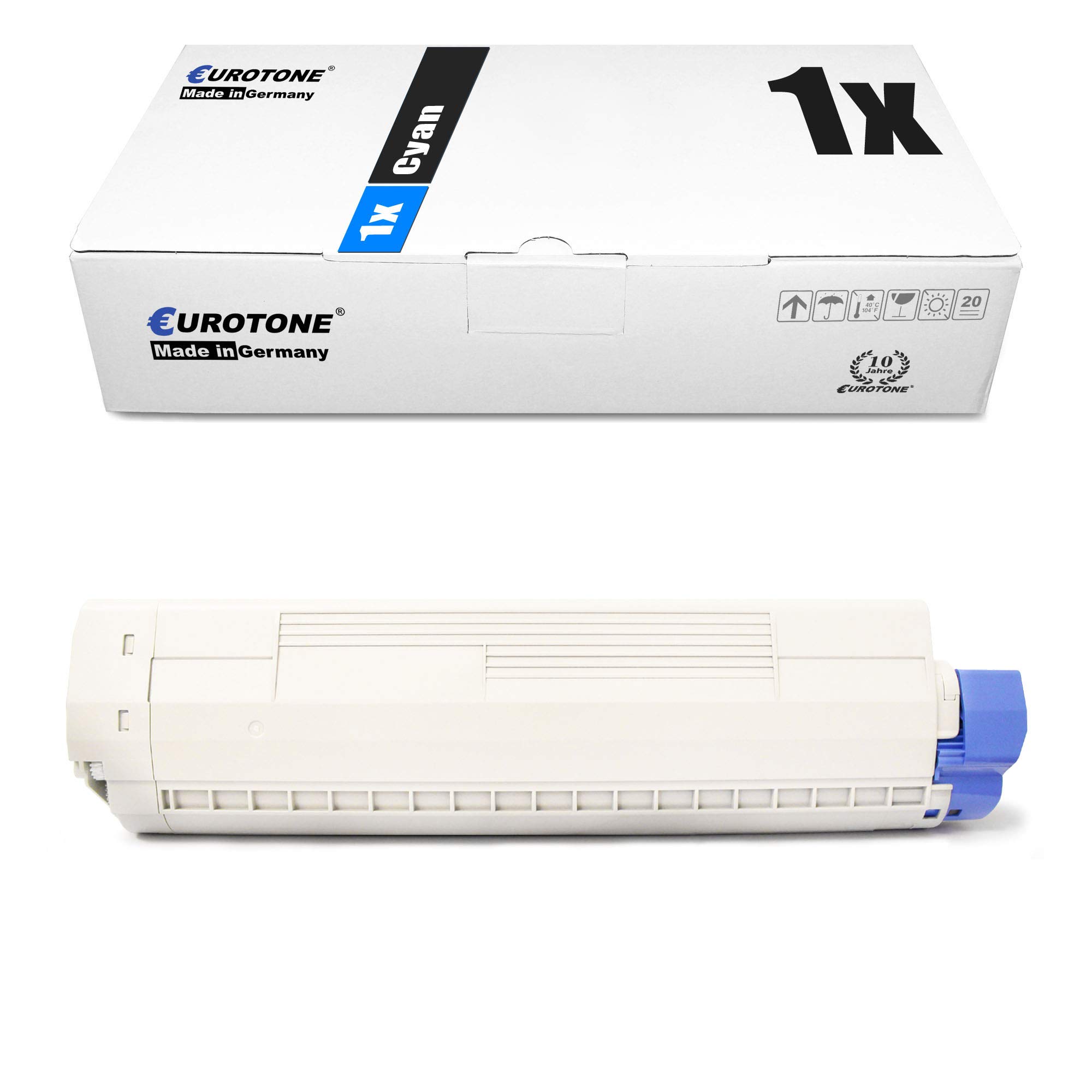Toner bleu Oki C8600 pour vos dossiers d'architecture fluides