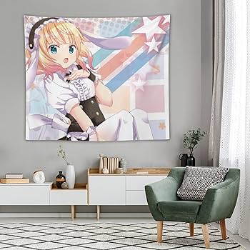 Amazon.co.jp: タペストリー ごちうさ シャロちゃん 大判 おしゃれ