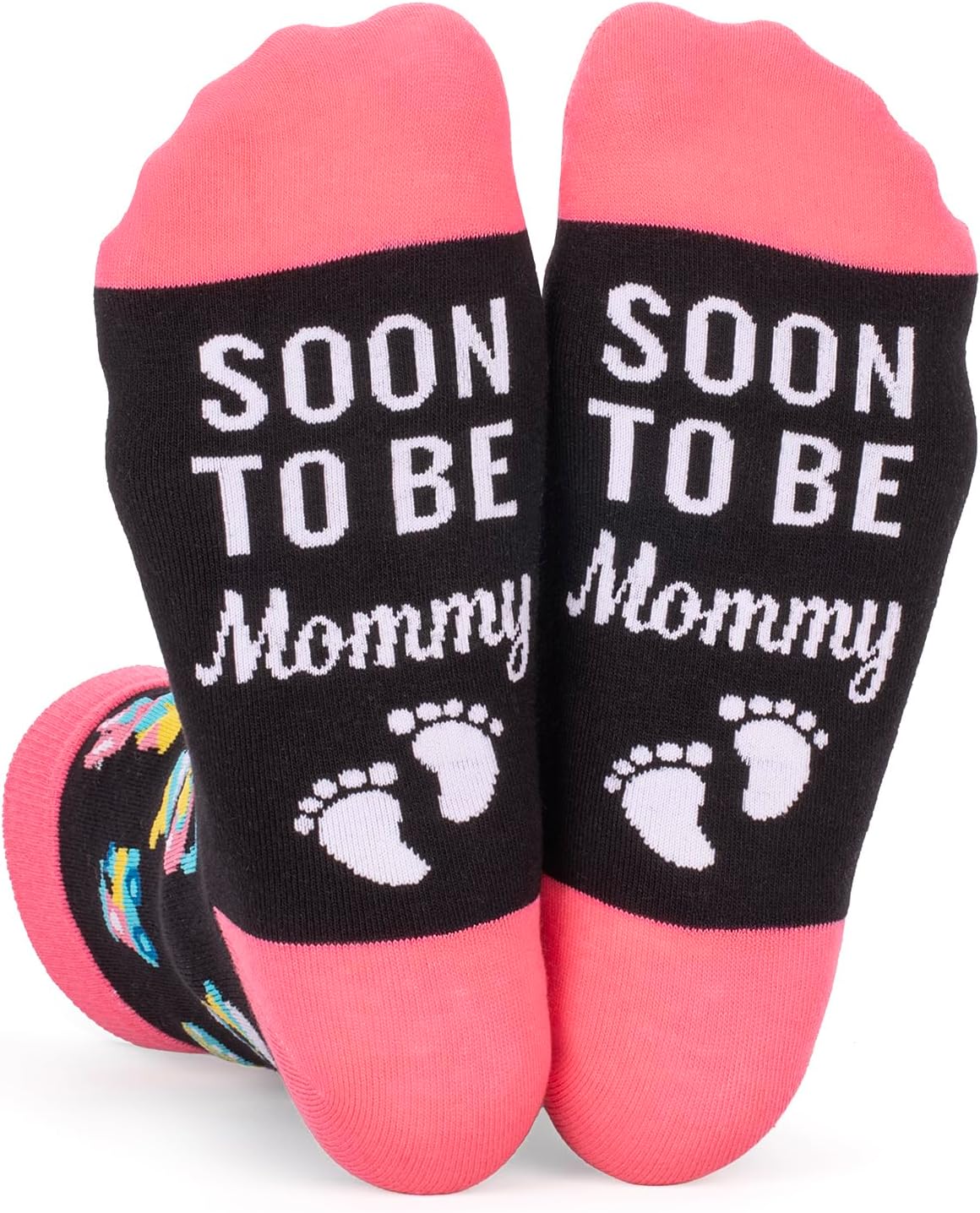 Bibalabili New Mom Gifts First Time Mother Gifts for Women, Fun Novelty Socks for Mother's Day Socks