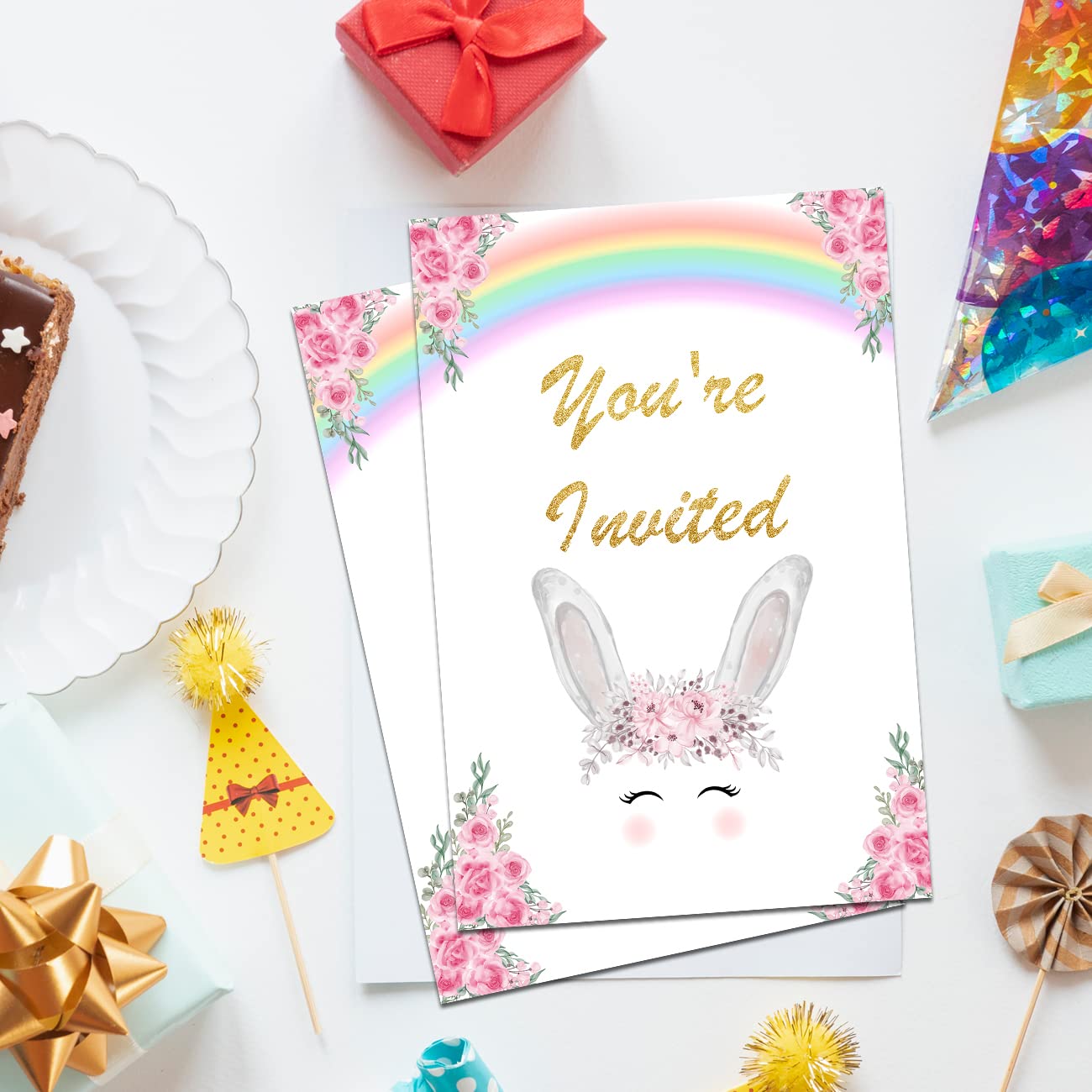 Bunny Birthday Party Invitations