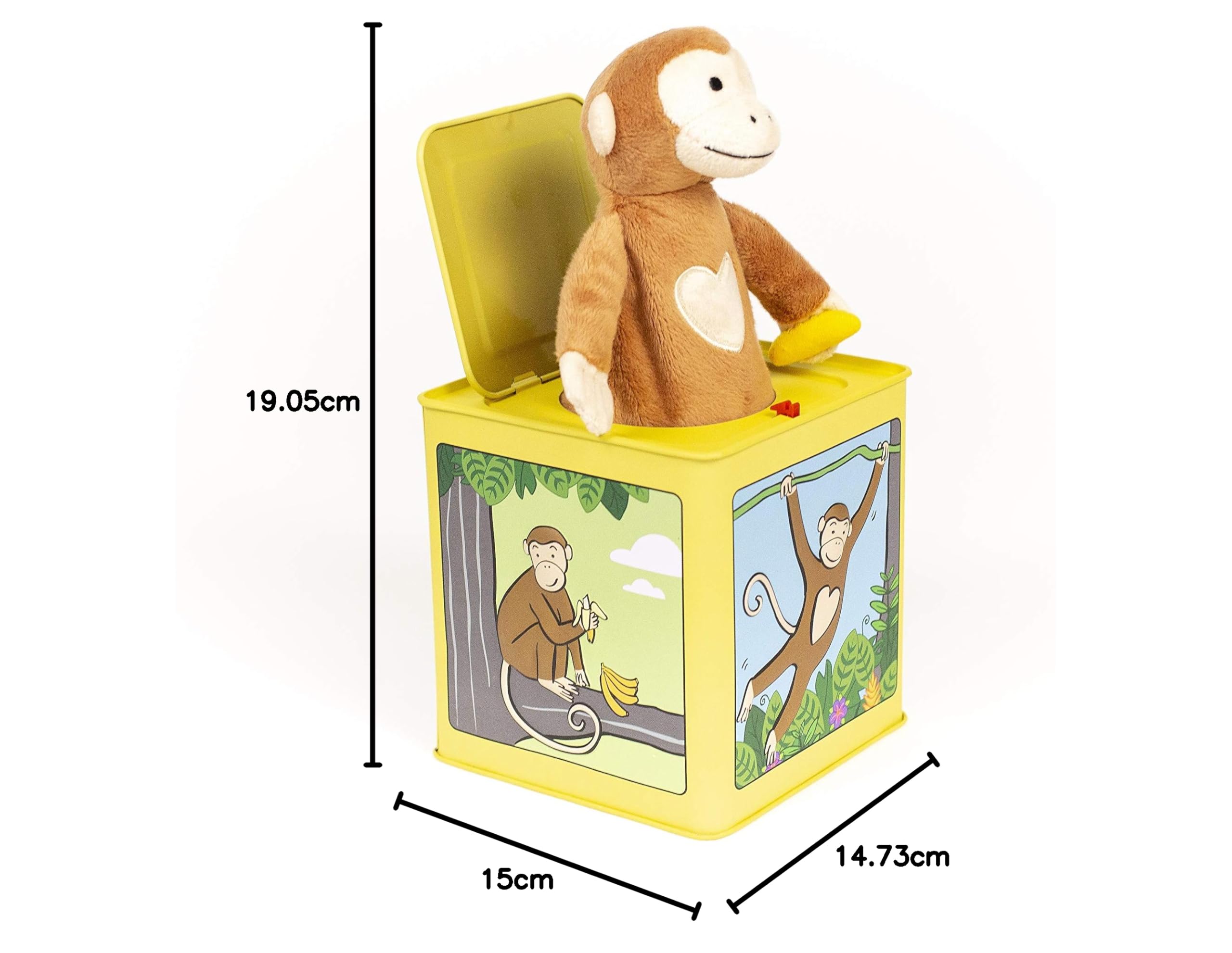 Amazon.co.jp: Jack The Monkey Tin Jack In The Box by Jack Rabbit
