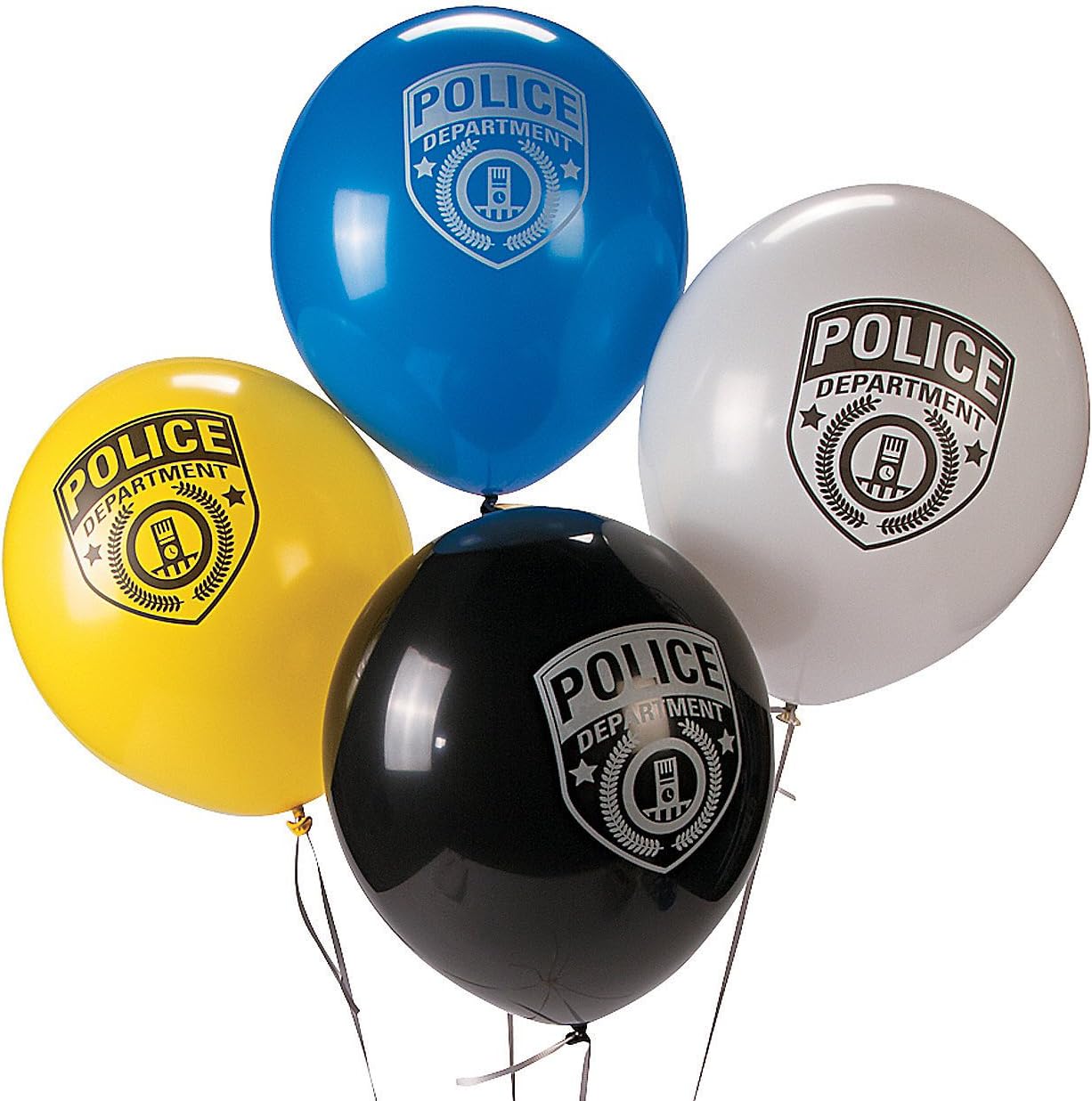 Police Party Latex Balloons (24 Pack) Birthday Party Decorations