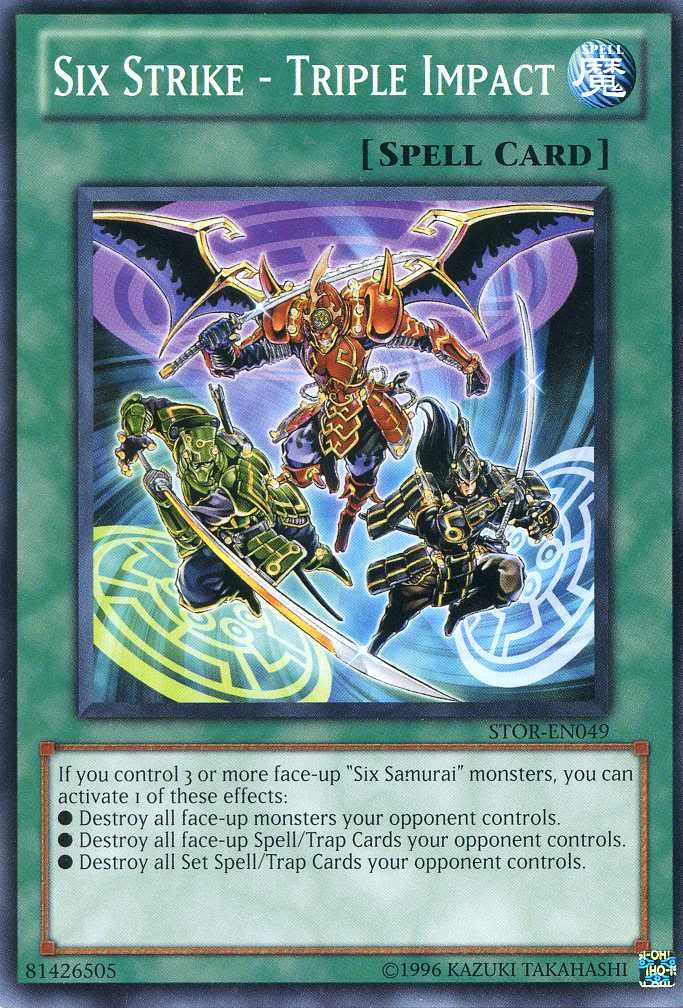 Amazon.com: Yu-Gi-Oh! - Six Strike - Triple Impact (STOR-EN049