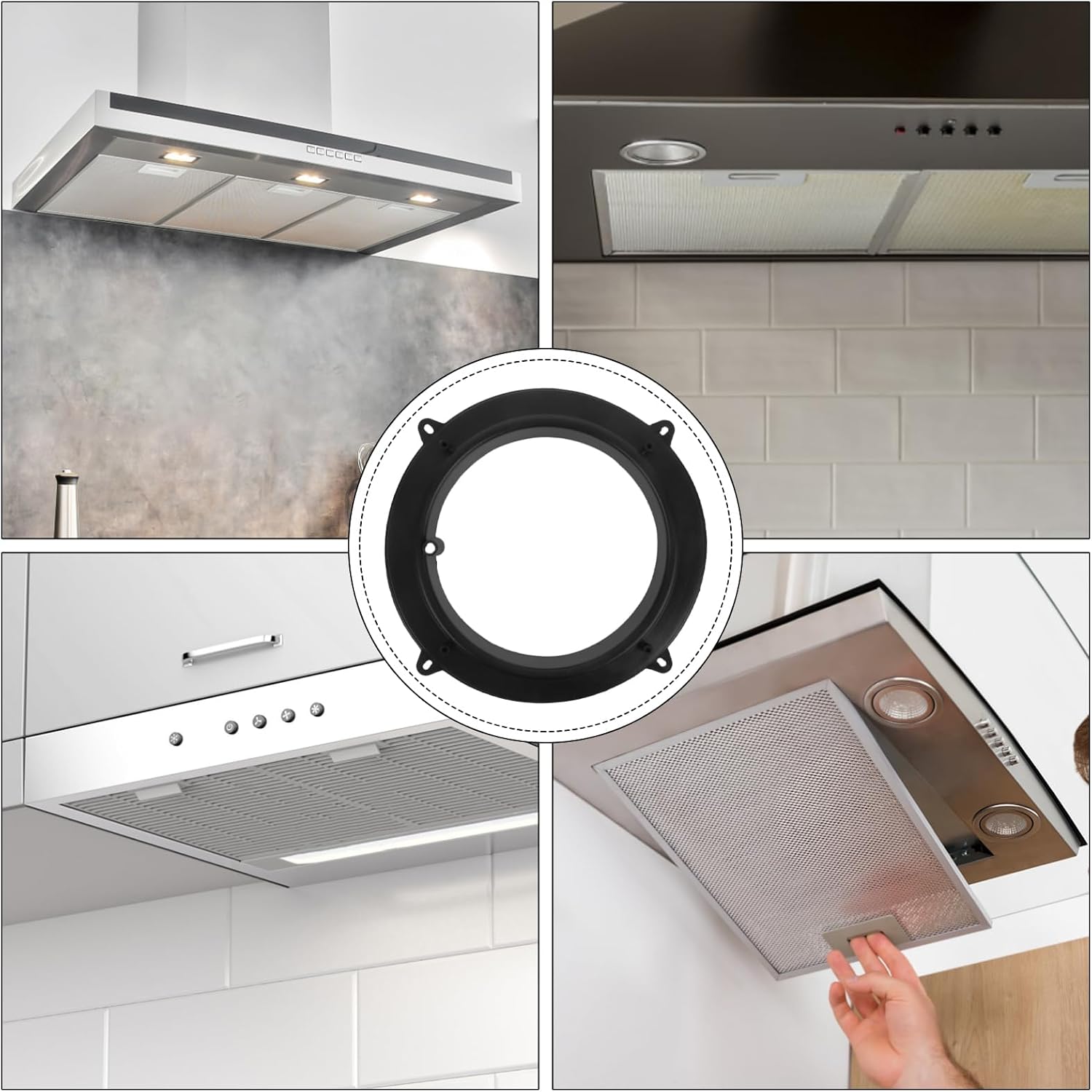 DOITOOL Old Style Range Hood Oil Guide Plastic Oil Slot for Traditional Chinese Kitchens Easy Installation