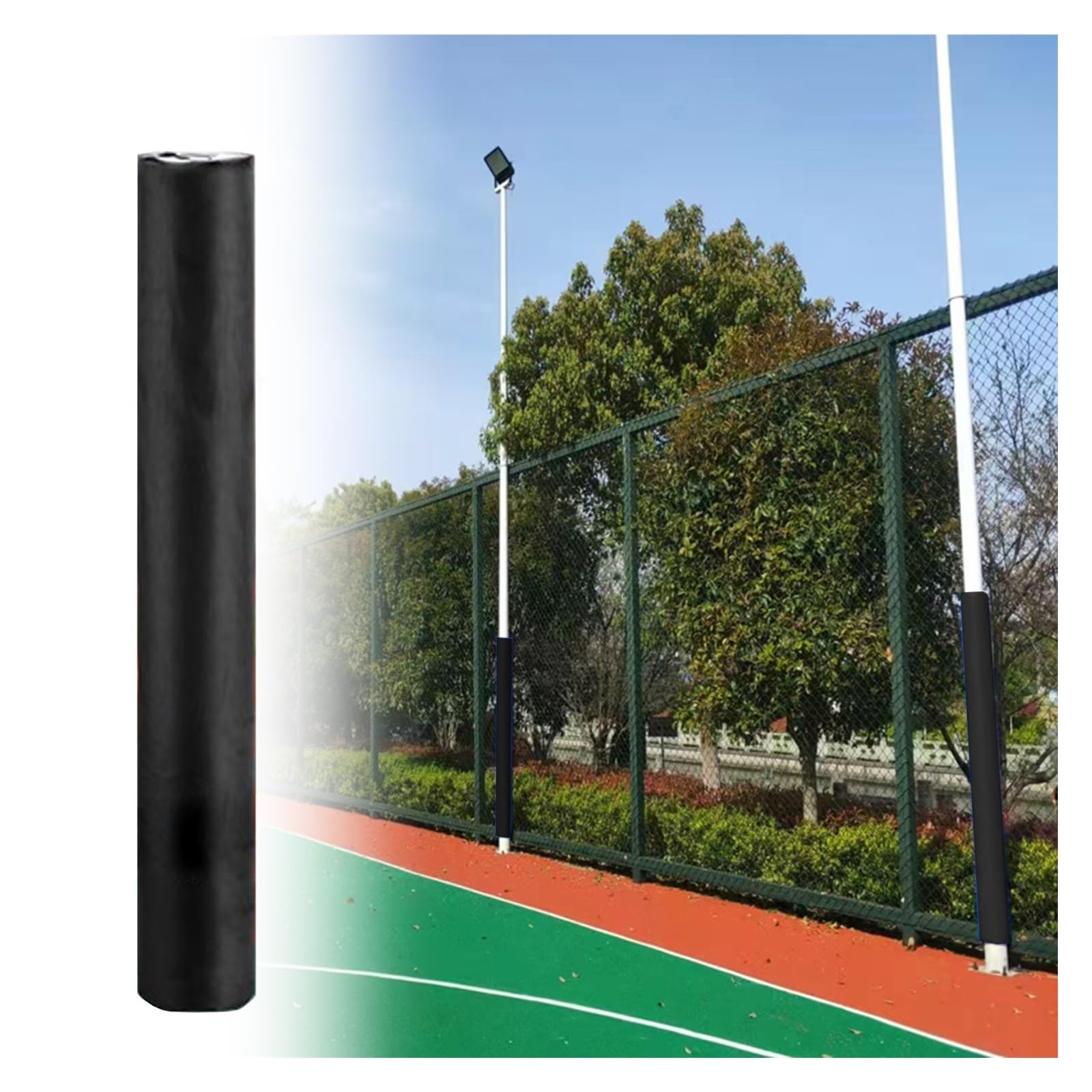 Rembourrage de poteau de protection pour sécuriser l'aire de jeux et le jardin