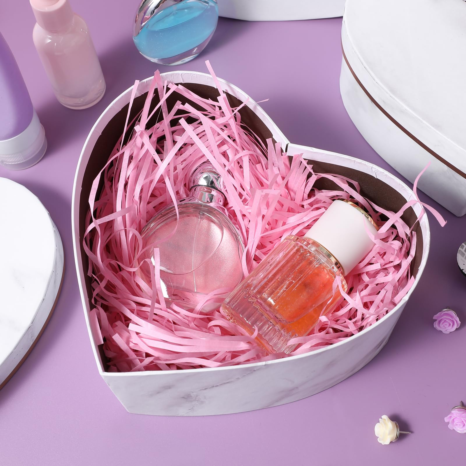 PACKOVE Herzförmige Schachteln Herzförmige Geschenkbox Geschenkverpackung Herz-Leckerei-Box Valentinstag-Geschenkboxen Als