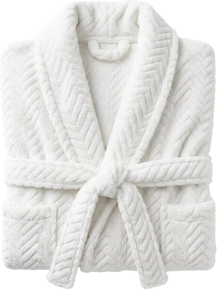 WOLFF - Roupão Feminino Cloud P Branco Microfibra