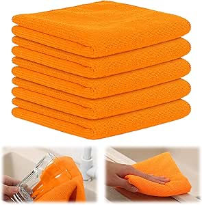 Set De 5 Chiffons Microfibre 30 X 30 Cm - Kochblume