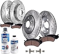 Vista 26 de Detroit Axle - Kit de freno delantero para Ford F-150 2010-2011, Ford Expedition Lincoln Navigator 2010-2021, repuesto de pastillas de freno