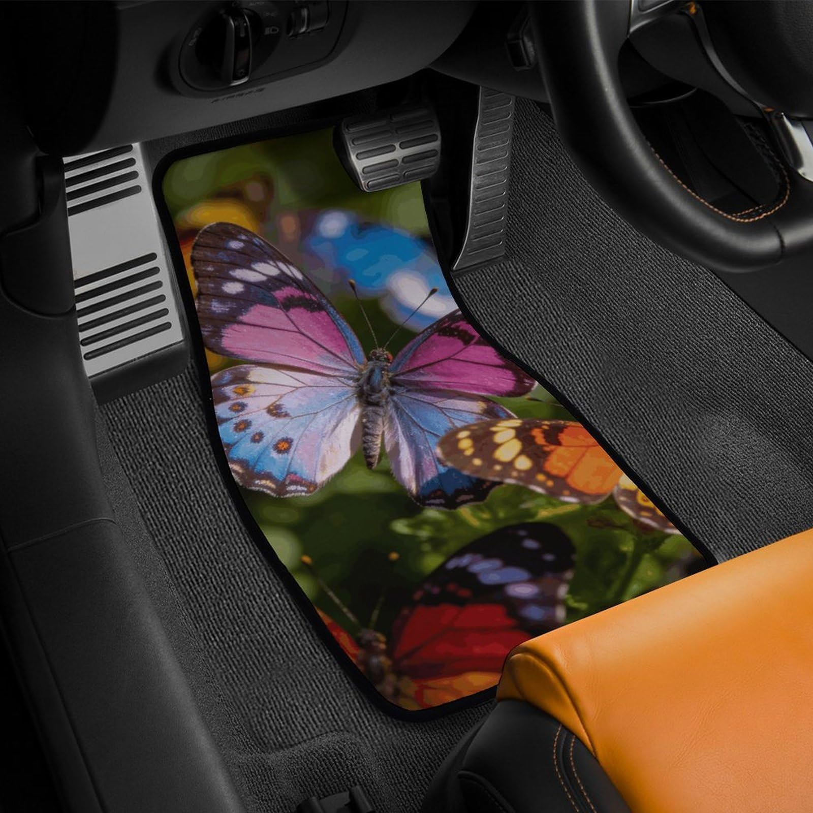4 tappetini per auto, resistenti, antiscivolo, facili da pulire, adatti per la maggior parte delle auto, per tutte le stagioni, universali, adatti per SUV, berline e camion