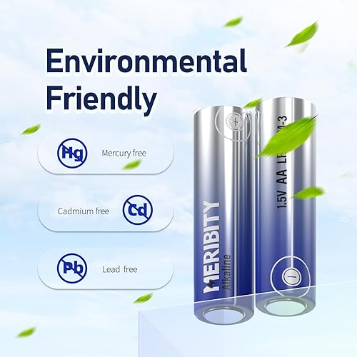 Miniatura 5 de Paquete de 12 pilas AA LR6 de doble A de 1.5 V, pilas alcalinas LR6, paquete de 12 pilas AA con diseño a prueba de fugas, vida útil de 10 años