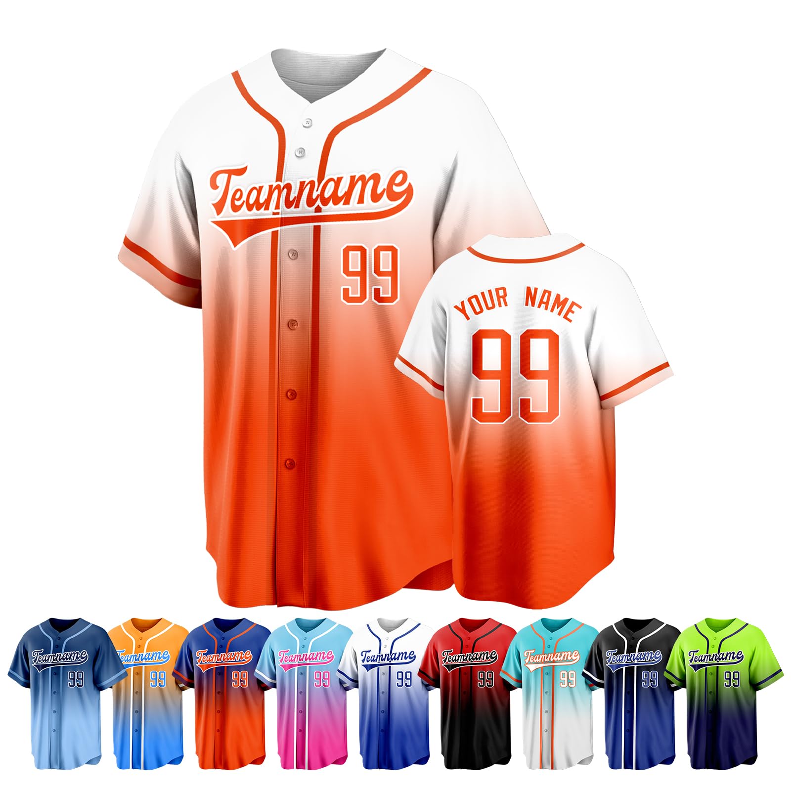No.6Customized Custom Baseball Jersey Personalized Uniform Shirts - softball | Mubboo