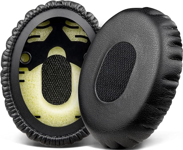 SOULWIT Professional Earpads for Bose QuietComfort 3 (QC3) and On-Ear 1 (OE1) Headphones, Ear Pads Cushions Replacement