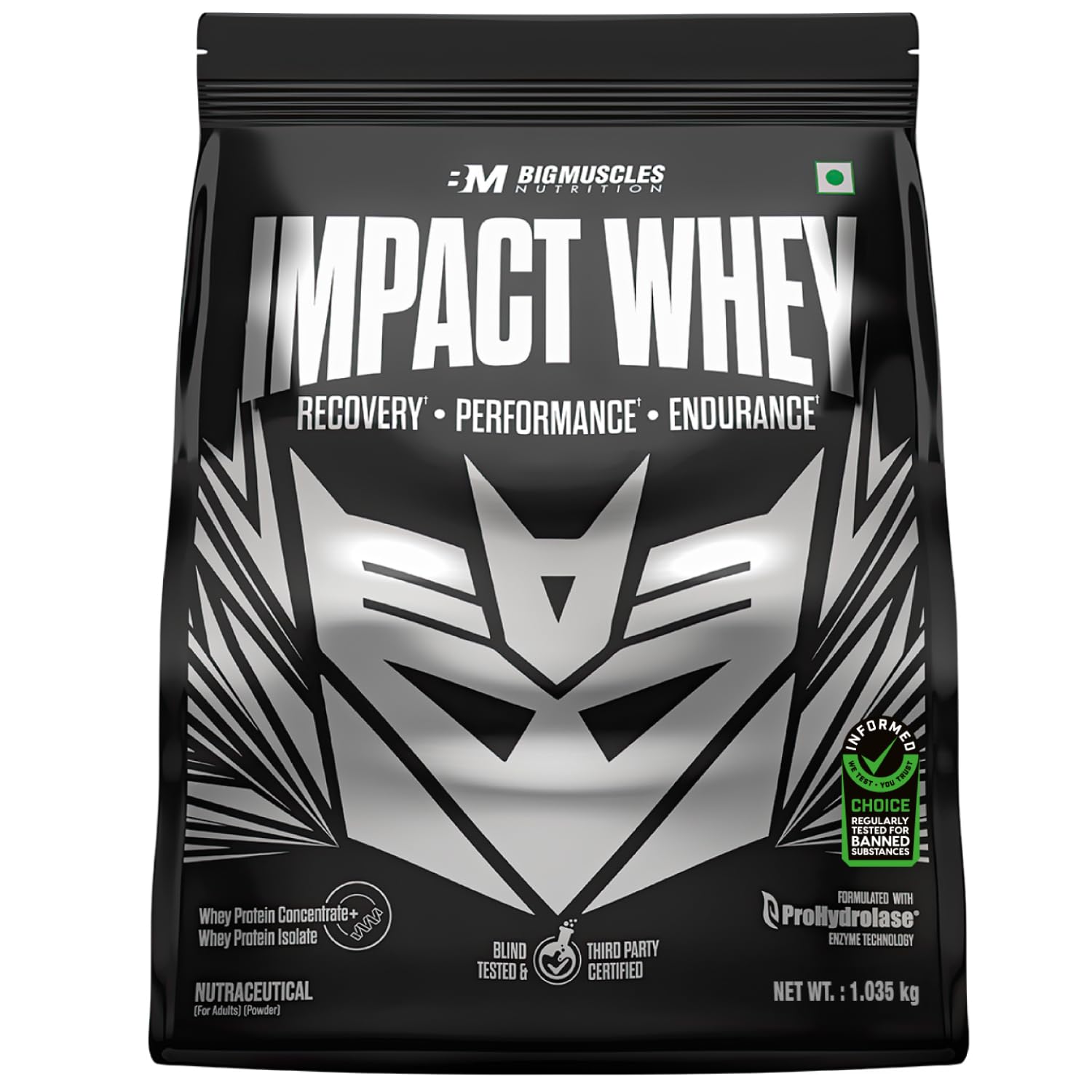Bigmuscles Nutrition Impact Whey Protein Isolate & Concentrate [1.035k