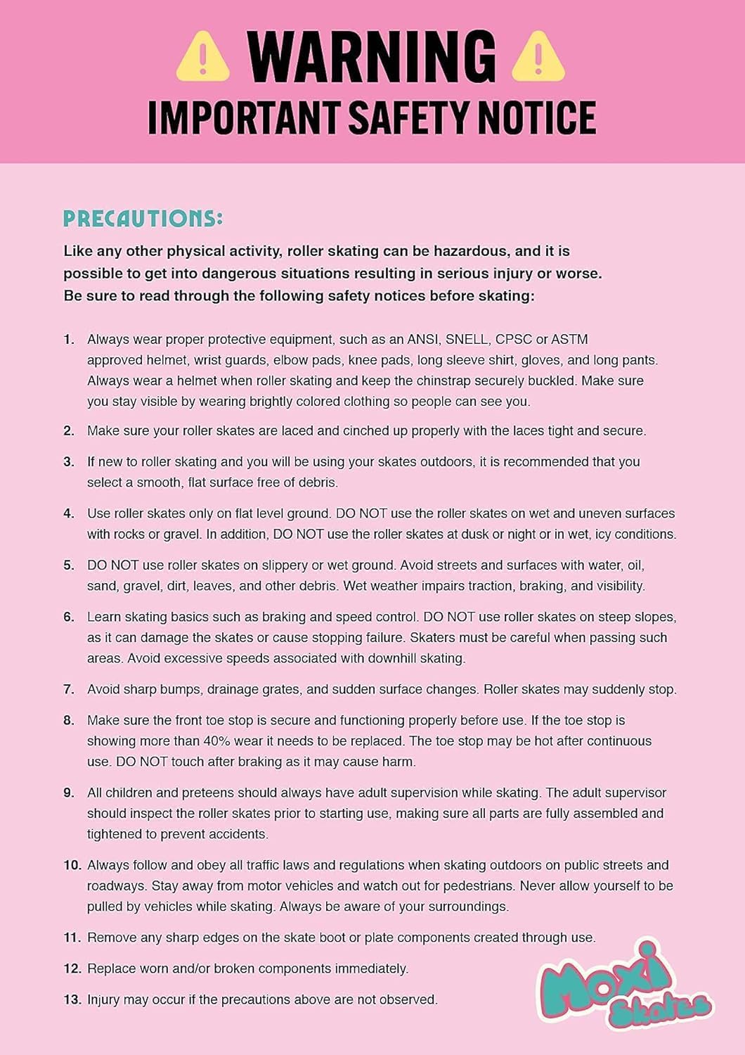 L'Estel Skates - Moxi Lolly Roller Skates Set, Women, Purple, Size 4, Parallel Roller Skates