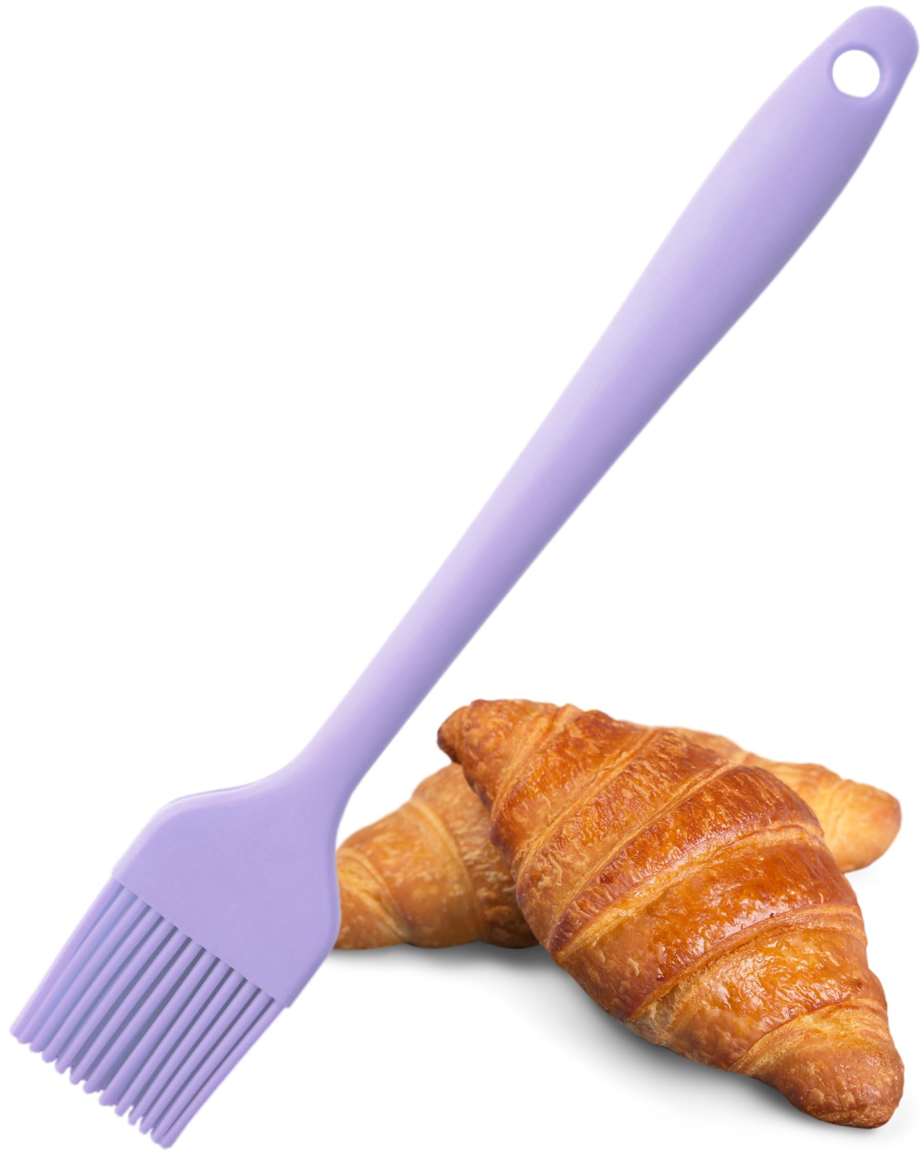Taylors Eye Witness Lavender Silicone Pastry Coating Brush, Dishwasher Safe. Basting